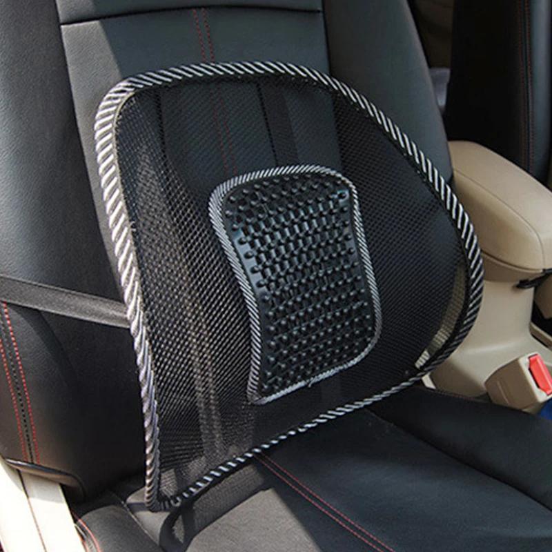 Car Seat Chair Back Cushion Ventilate Mesh Lumbar Back Brace Car Seat Chair Cushion Office Home Massage Back Cushion Universal