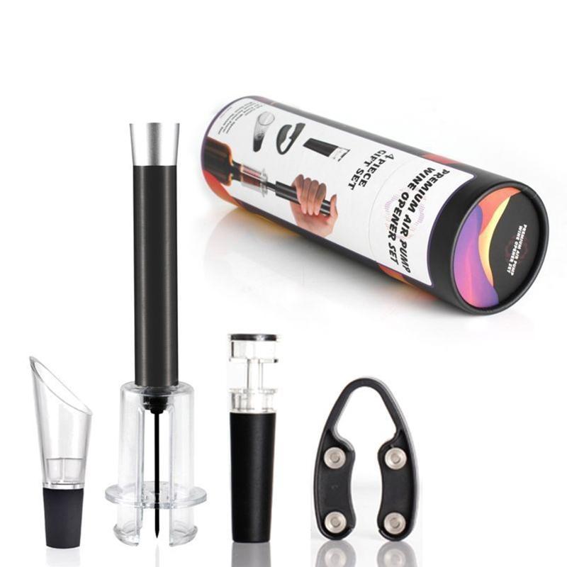 652F Wine Opener Set Easy Cork Remover Wine Tool Accessory for Wine Lovers Family Parties Birthday Gift