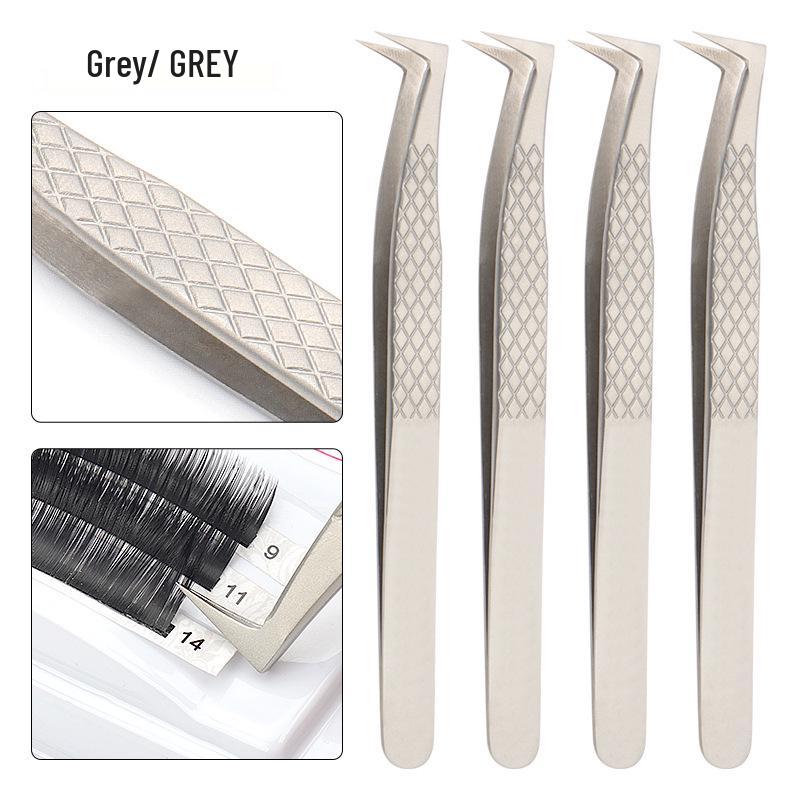High-Precision Stainless Steel Fish Scale Eyelash Tweezers