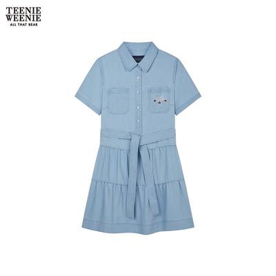 Women's Bear Letter T-Shirt Dress
