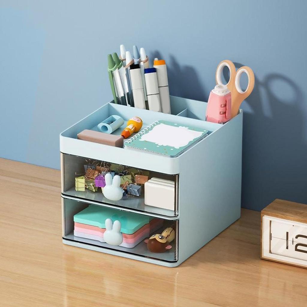 Pen Holder for Desk Desktop Makeup Stand Multi-Functional Desk Organizer for Bathroom Home Kitchen Classroom Makeup Station