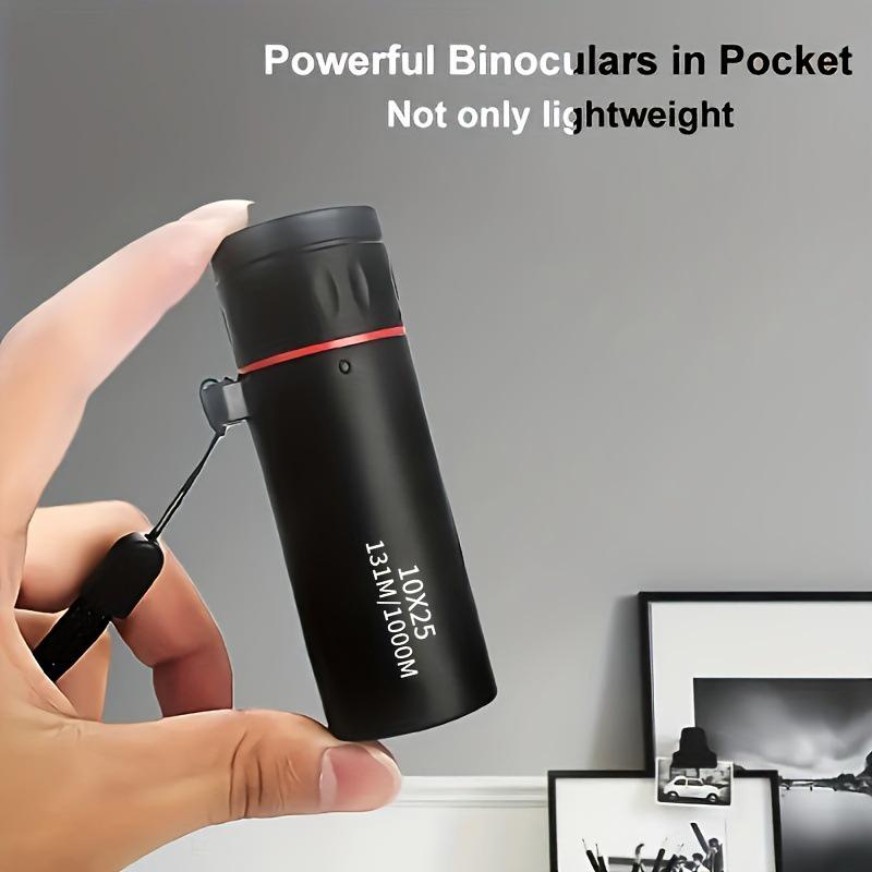 10X25 High Magnification HD Monocular Telescope - Low Light Night Vision, Portable for Sports & Mobile Photography