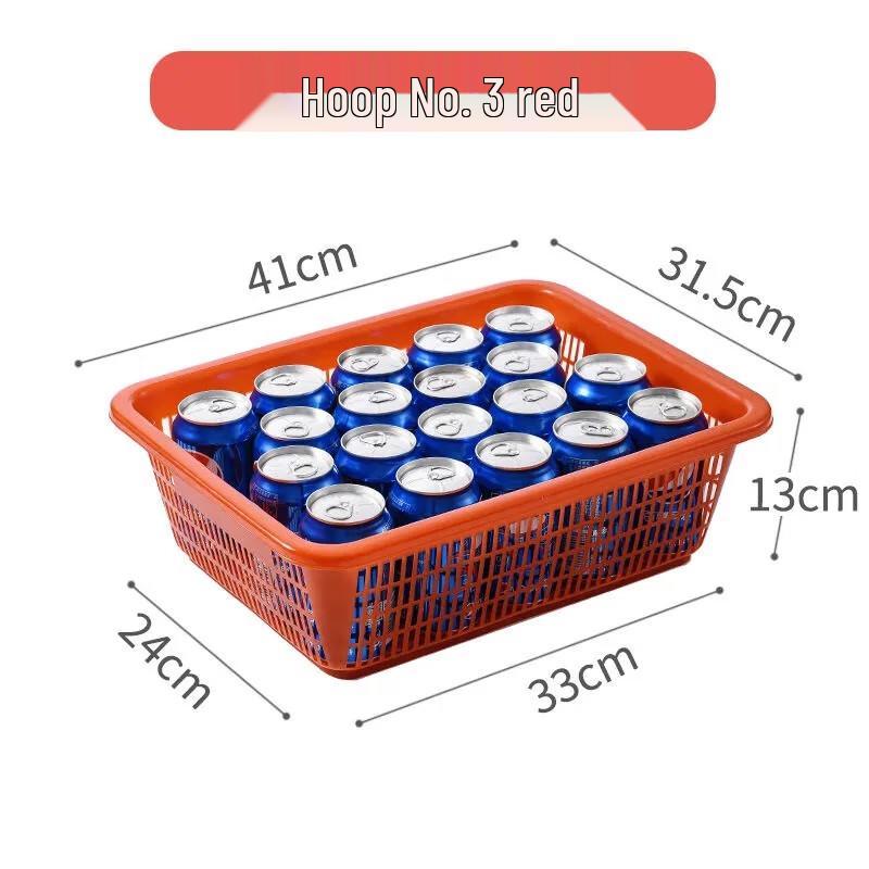 HONGQISHENG Rectangular Plastic Draining Basket