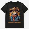 Cute Cat Cowboy Cowgirl With A Funny Pun Unisex T-Shirt