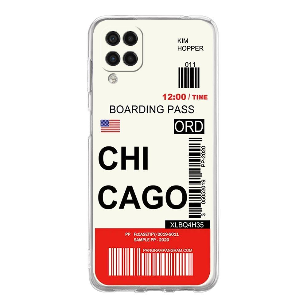Phone Case For Samsung A13 A33 A35 A55 A73 A53 A23 A51 A71 A21S A12 A31 A41 A05s A15 A25 5G World City Travel Ticket New York
