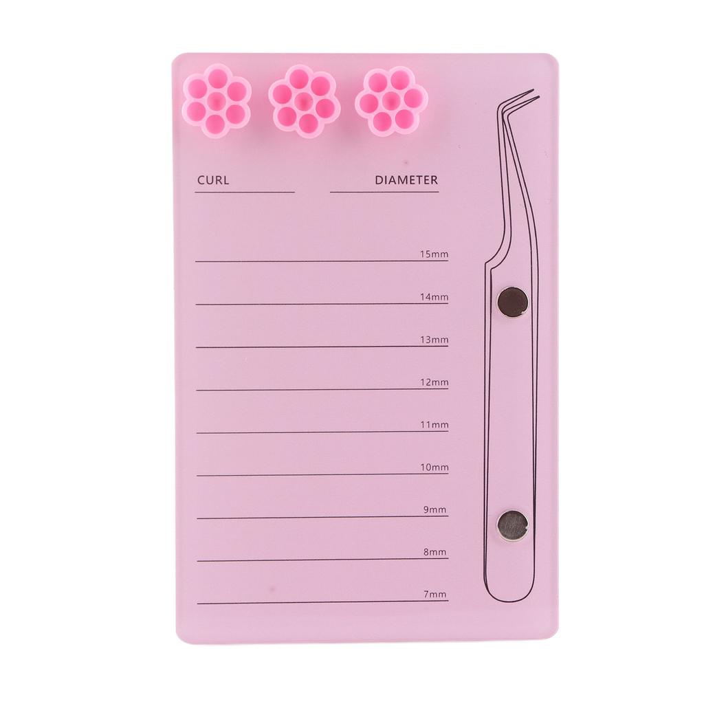 3 In 1 Eyelash Extension Holder 7 To 15mm Clear Scale Acrylic Eyelash Extension Display Tray