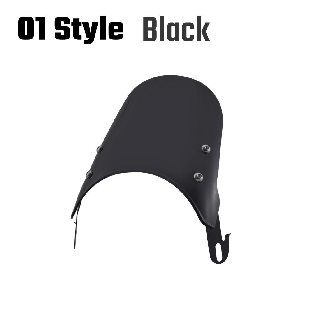 

Motorcycle Universal Retro Front Windscreen Cover ABS Plastic Winshield Wind Deflector Fairing Instrument Visor For SUZUKI HONDA