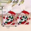 Christmas Earrings Earrings Santa Dwarf Christmas Tree Earrings Earrings Acrylic Dangle Earring Christmas Christmas Stud Earring