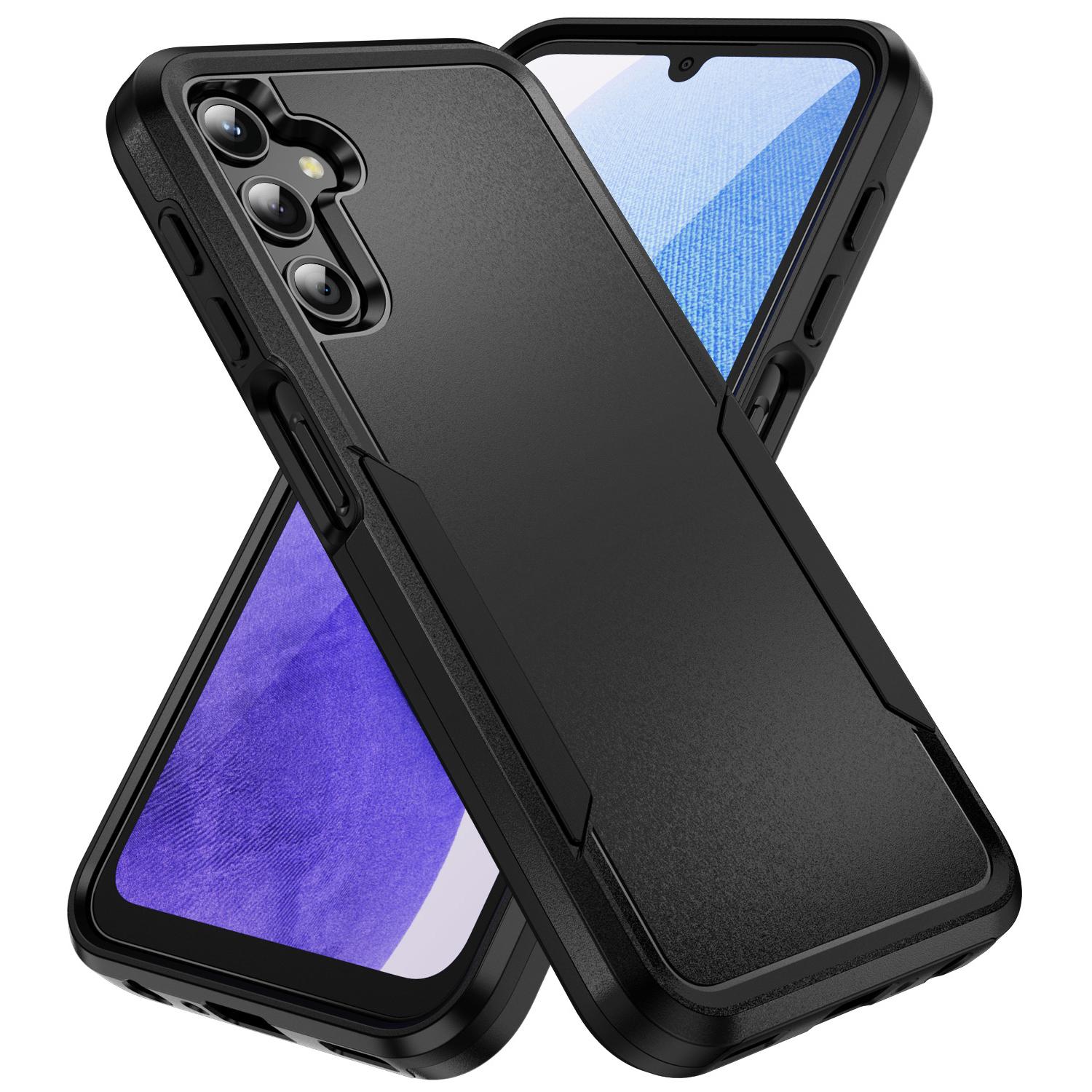 

Для Samsung Galaxy A25 5G (Глобальный) (161,0 х 76,5 х 8,3 мм) Чехол для ПК+ТПУ Военный класс Защитный от падений Чехол для телефона Black