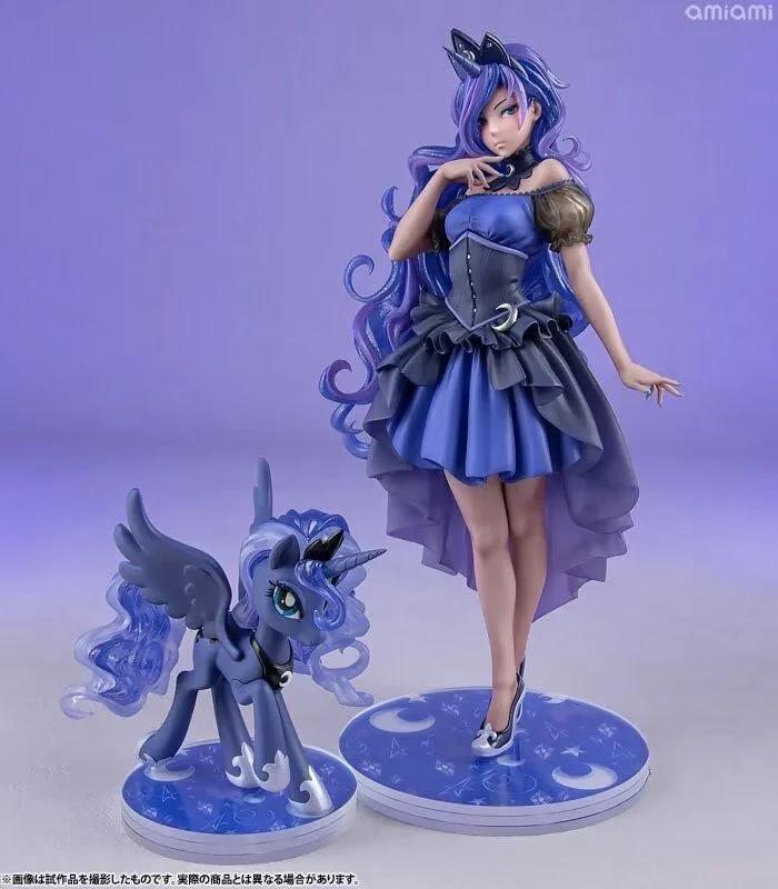 My Little Pony Bishoujo Anime Figure Applejack Fluttershy Mikuo Statue Rainbow Dash Bishoujo Rarity Figurines Doll Gift Toy