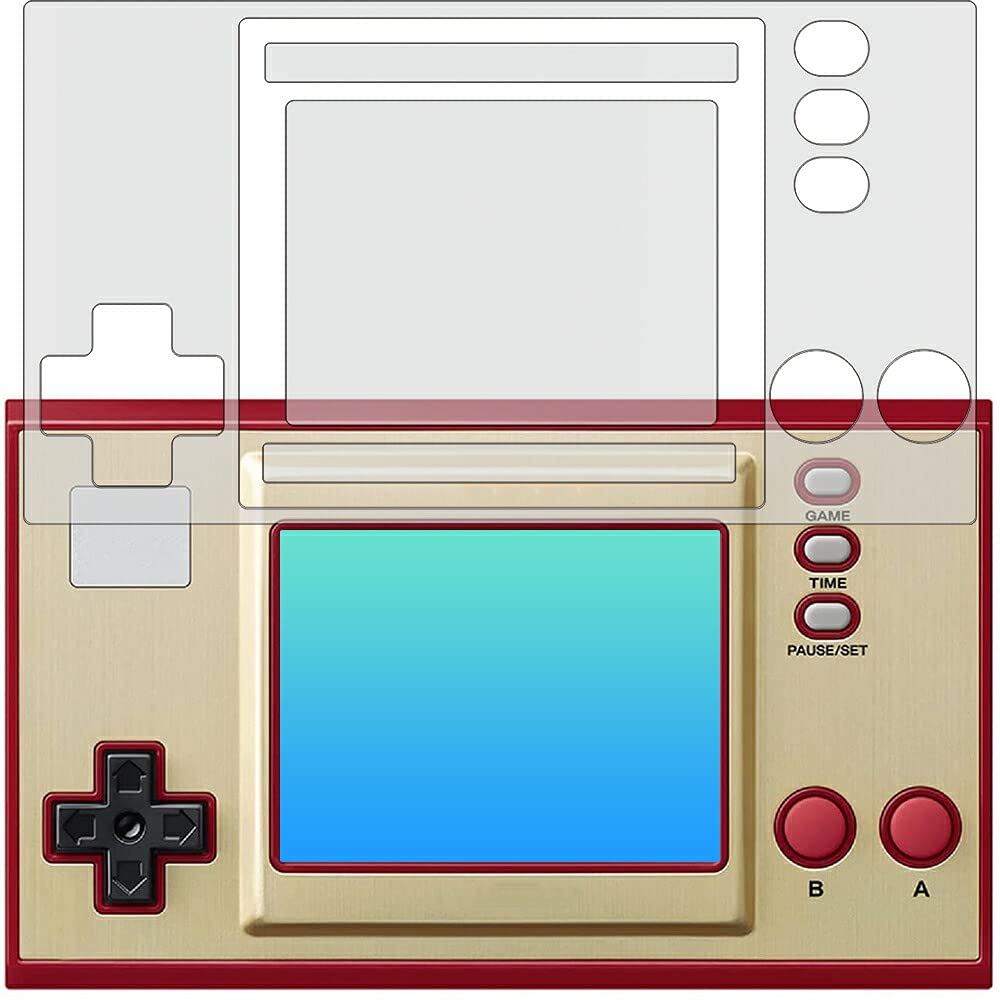 ClearView Super Mario Bros. Full-Screen Screen Protector for Game & Watch, Anti-Glare and Blue Light Cut, Clean and Gentle on the Eyes, Made in Japan