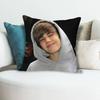 Singer JJustin BBieber Various Sizes Square Pillow Case For Car Home Bedchamber Decor Custom Valentine gift