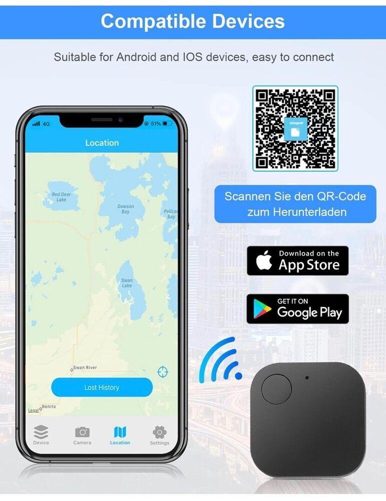 Mini Air tag Tracker Android &iOS Tracker Built in Speaker Airtag Smart Tag
