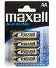 Pilha Alcalina Lr06 (Aa) Maxell Encolhível /4 Peças/