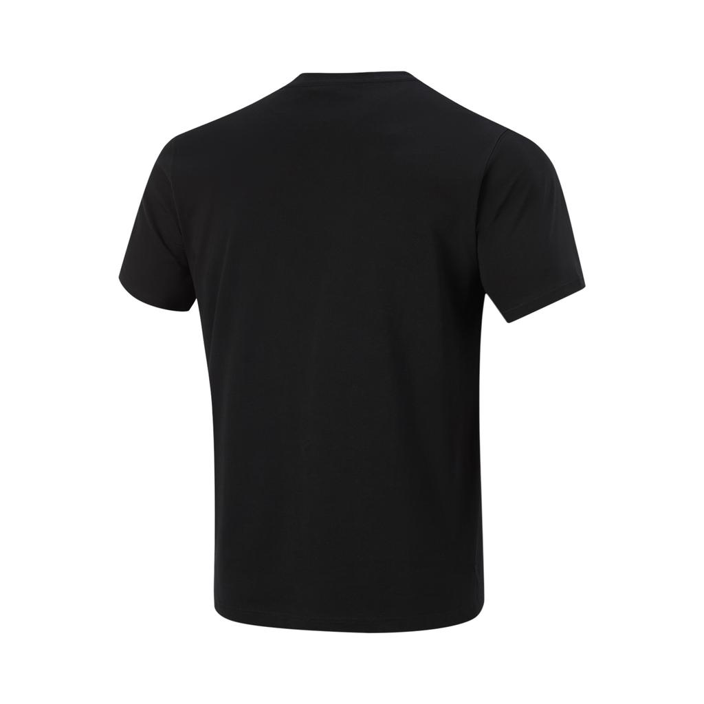 Li Ning Cba Zhejiang Dongyang Guangyao Team Professional Basketball Series Letter Pattern Comfortable Round Neck Short Sleeve T-Shirt AHSUB73-1