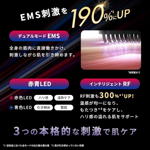 [Nozomi Sasaki Ambassador] Brighte ELEKI BRUSH+ Electric Brush Facial Beauty Device with EMS, RF, and LED Lifting Functions, Includes Official Brochur