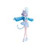 Azure file, sailor suit, cute and beautiful girl standing posture Alona figure animation model chassis desktop ornament