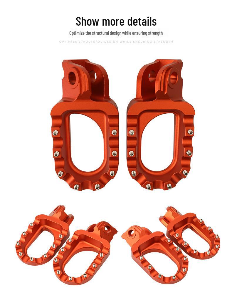 Standard Modified Studded Foot Pegs for KTM Off-Road Motorcycles