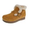 Women's Warm Snow Boots Casual Faux Suede Short Booties With Faux Fur Lining Anti-Slip Comfort Winter Fleece Lined Walking Ankle Boots Shoes for Women