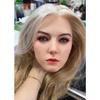 100% Silicone Head Standard Wig Suitable for 130-180CM Sex Doll Body 2 Connection Methods Sex Toys Mannequins Silicone Heads GJ044