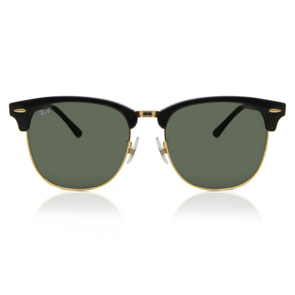 

Rb3016f Clubmaster Азиатская посадка W0365 Солнцезащитные очки унисекс Black/55