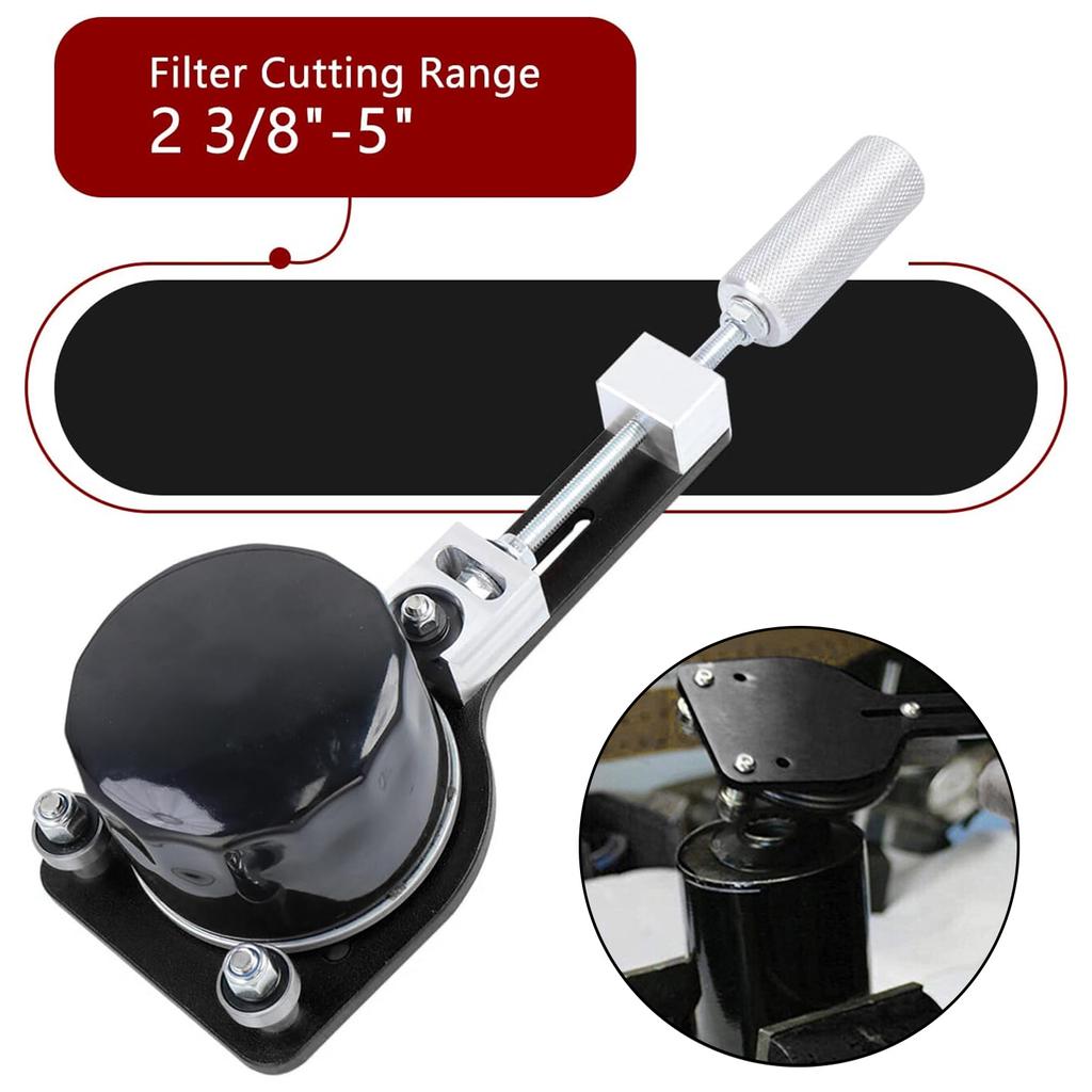 Oil Filter Cutter Tool 77750 Aluminum Alloy Auto Accessories Filter Cutting Range 2-3/8inch To 5inch Oil Filter Cutting Tool