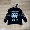 ERD 26FW Vintage Long Sleeve Tee Mens Oversized Cotton Graphic T-Shirt Streetwear Loose Fit