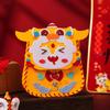 Cartoon New Year Blessing Bag Snake Pattern Material Package Crafts DIY Lucky Bag  Kindergarten