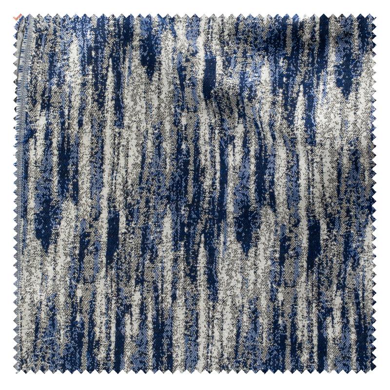 Tie-Dye Blue Denim Fabric Jacquard By Meters For Coats Dresses Pants Sewing Oil Painting Striped Pattern Jeans Cloth Comfortable