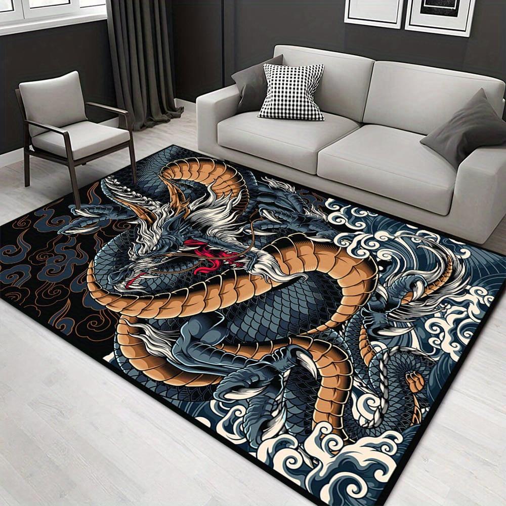 

1pc 1136847984Pattern Carpet, Area Rug For Living Room Bedroom Room Bed Chair Laundry Entryway Corridor Yard Non-slip Outdoor Camping Rug Fl 60cm by 90cm