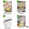 1PC Cabbage Cutter Household Kitchen Multifunctional Vegetable Cutter Japanese Hand Grater Large Capacity Vegetable Cutter