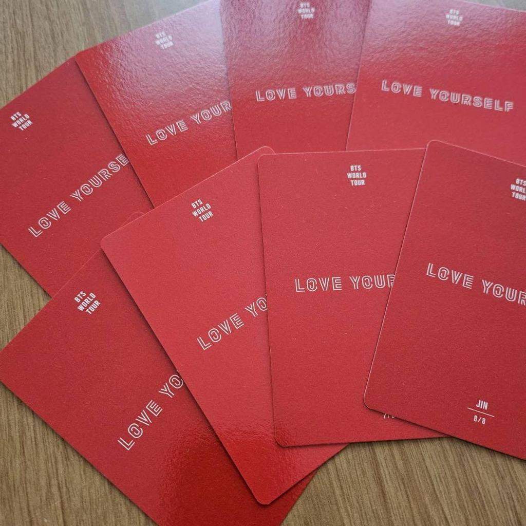 [USED] Complete BTS LOVE YOURSELF JAPAN Jin Mini Photo
