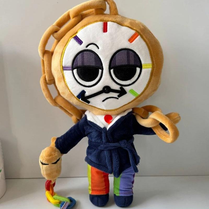 35cm Lumea lui Dandy Dyle Deluxe Ceas Curcubeu Om Jucărie de Pluș Moale Umplută Jucărie de Pluș Păpușă Pernă Decor Cameră Acasă Cadou Festival Adulți