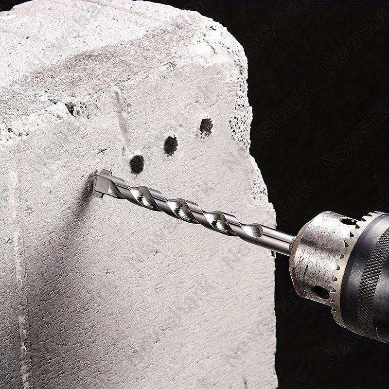 1 Set Multi Functional Concrete Wall Cement Brick Drill Bits Alloy Impact Straight Shank Construction Drill Bits