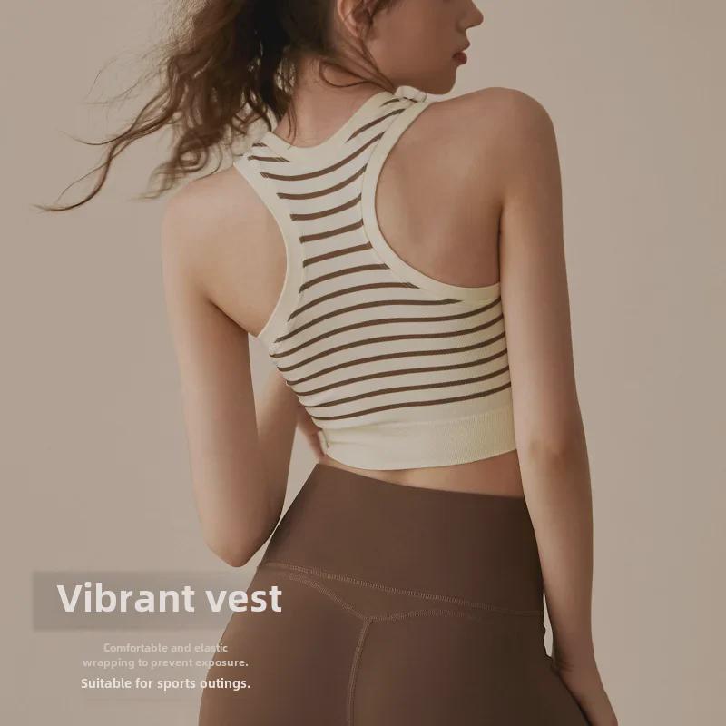 Shockproof Sports Bra for Women - Professional Running & Yoga Wear with Stylish Back Design