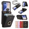 Crossbody Leather Phone Case for Samsung Galaxy Z Flip 7 Fe Flip6 5 4 3 Shoulder Strap Ring&buckle Card Slot Wallet Holder Cover