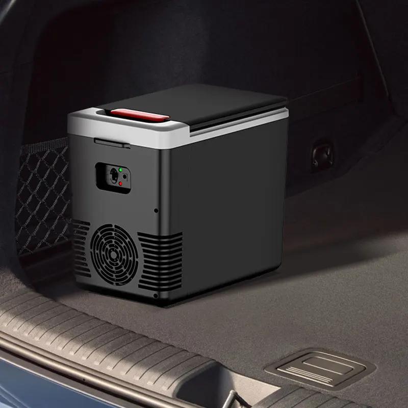 Mini Refrigerator 12V 220V Car Home Dual-use Refrigerator Freezer 10L Outdoor Cooler & Warmer Electric Fridge Portable Icebox