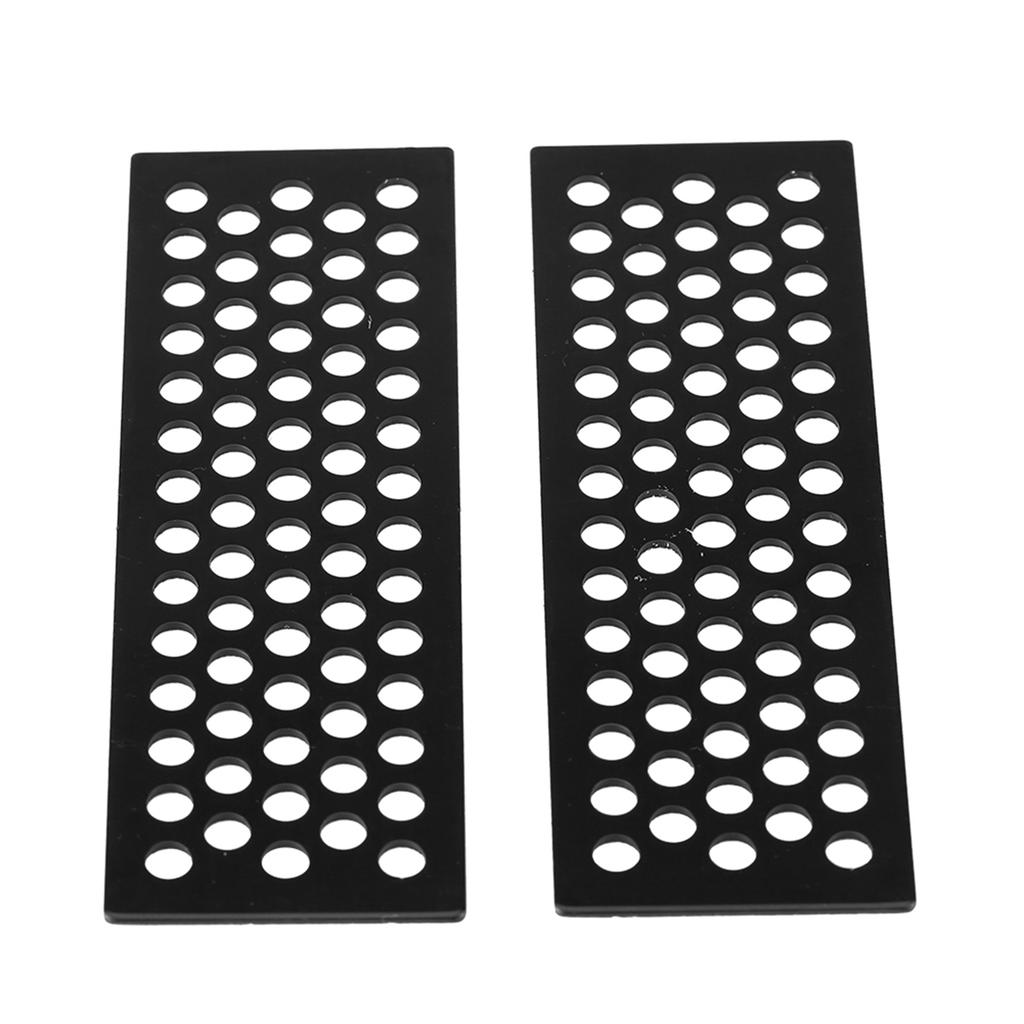 2pcsCelsiusset Aluminium Sand Ladders Recovery Board Ramp Tool for 1Celsius10 RC Crawler(Black)