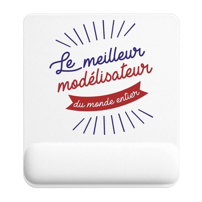 Tapis de souris - PLANETEE - Meilleur Monde - 22x18 cm - 3 mm - Multicolore
