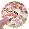 60 Cartoon Mushroom Elf Stickers, Waterproof Decals for Journals, Laptops, and Water Bottles