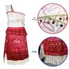 Vestido Maui Inspirado em Moana 2 para Meninas - Perfeito para o Halloween ou Apresentações
