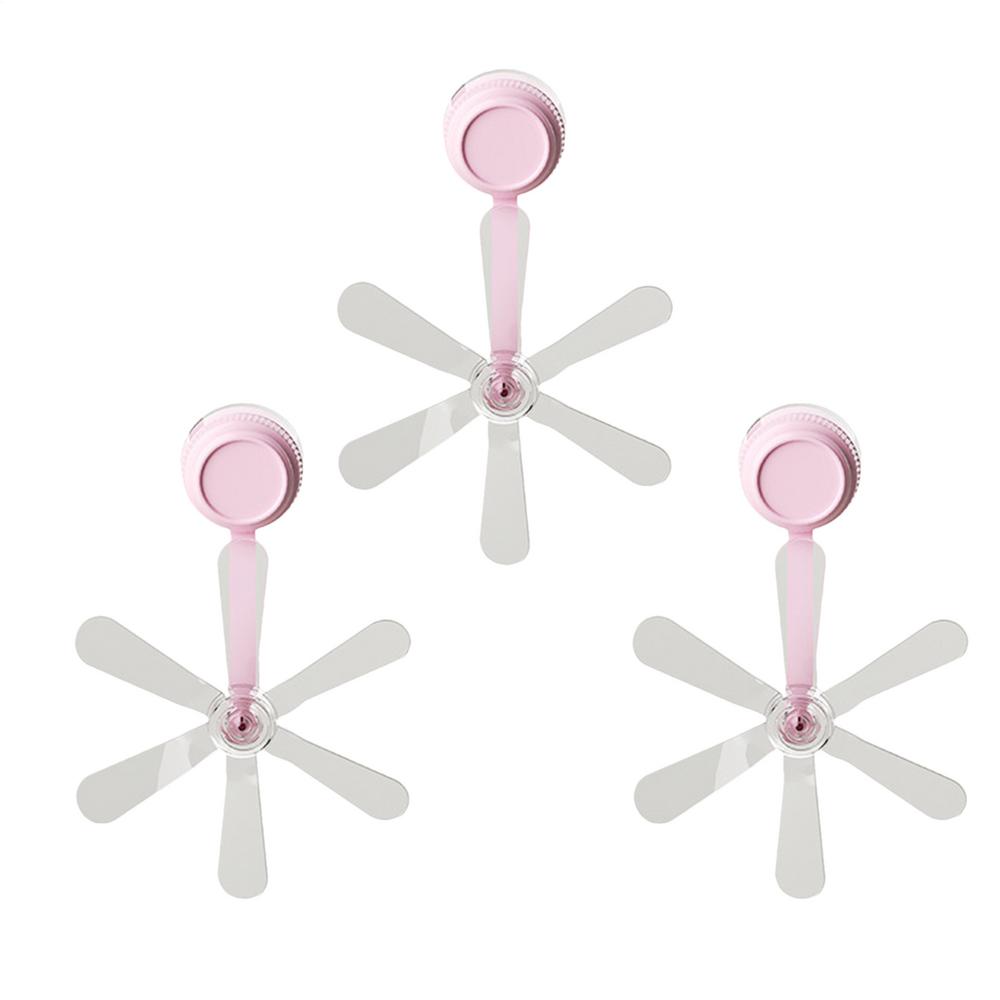 

3pcs Air conditioning anti-direct blowing fan wind guide suction cup wall-mounted air conditioner cold air outlet home tool рожевий