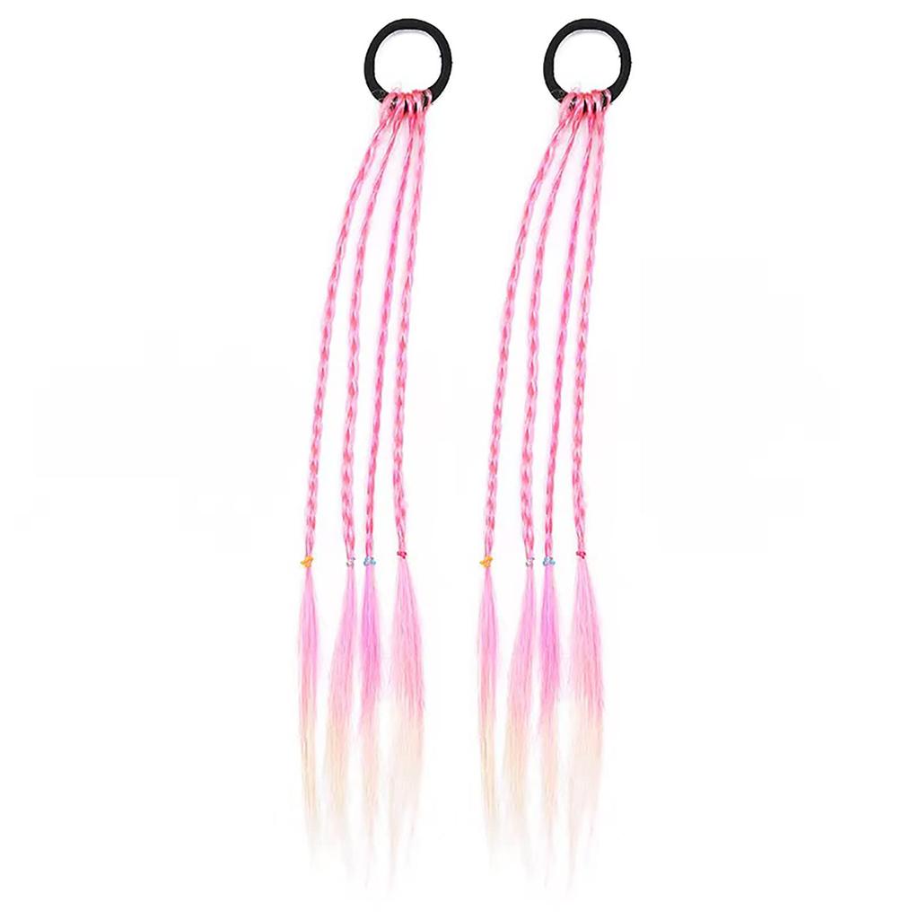 SATPULOT Wig Extensions, Hair Extensions for Braids, Braids, Kids, Gradient, Ponytails, Colorful Wigs, Point Wigs, Kids' Extensions, Hip Hop,