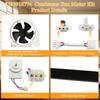 High Efficiency Enduring Condenser Fan Motor Perfect for Refrigerator Replacement Simple Mounting Plastic Structure