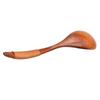 Old Lacquer Tied Brown Thread Natural Wooden Products Japanese Round Handle Wooden Spoon Home Handmade Wooden Spoon