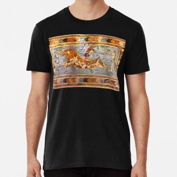 Minoan Times Dancing with the bulls Made in Australia Tshirt S to 2XL