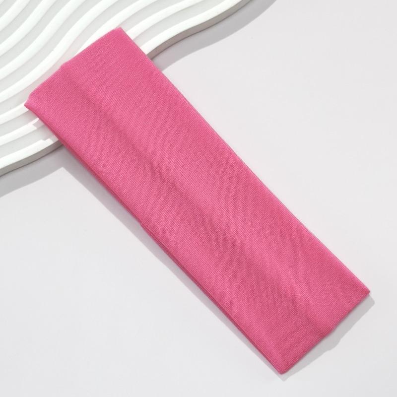 Pure Color Widened 7CM Hairband with High Elasticity, Suitable for Sports, Headscarf, Yoga, Hair Accessory