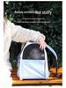 Portable Cat Carrier Backpack: Breathable, Foldable, Double-Shoulder Bag for Pets