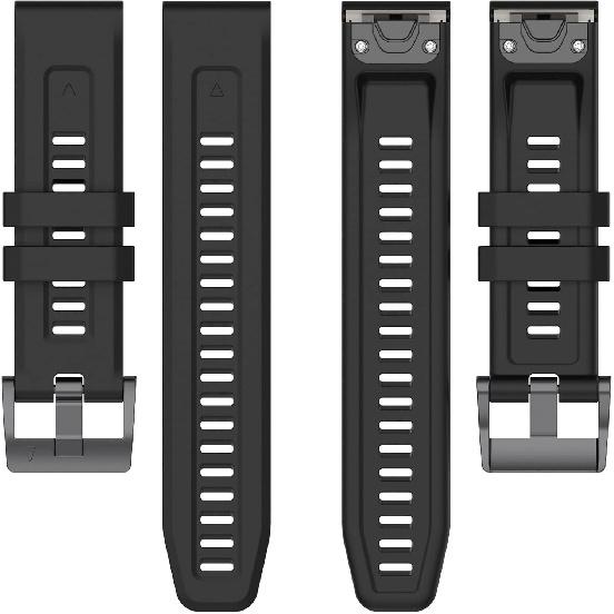 REYDA Silicone Band Compatible for Garmin Fenix 8 43mm, 20mm Quick Fit Watch Band Soft Breathable Silicone Bracelet Sport Wristband Replacement Band