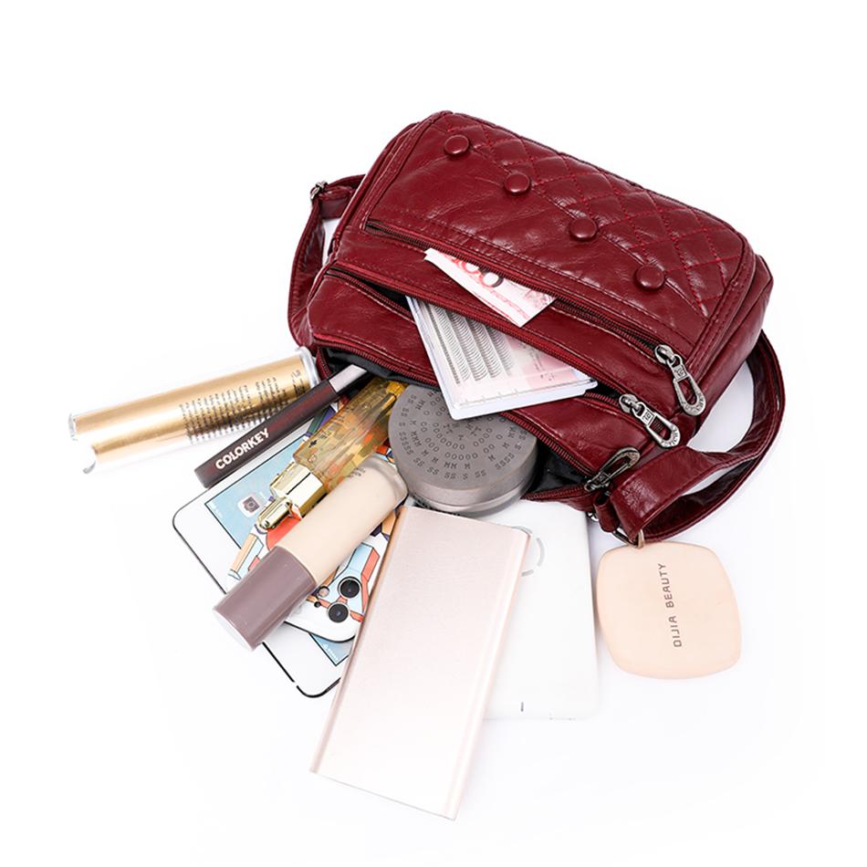 Luxury Handbag Women Bag Designer New Retro Pu Leather Purses and Handbags Ladies Crossbody Shoulder Bags Casual Messenger Bag